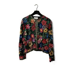 Judith Ann Hand Stitched Silk Jacket